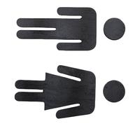 Set di cartelli per porta del bagno in legno uomini e donne segni toilette segnaletica placche Decors da parete per la casa e lo spazio pubblico segno del bagno