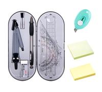 Set Di Cartoleria A 8 Pezzi, Coltello Da Incisione Da 1 Pezzi, 100 Note E 100 Note, Strumenti Di Disegno, Cartoleria Per Studenti E Materiali Scolastici.