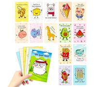 Set di cartoline per bambini - 20 carte con personaggi dei cartoni animati, dal design e umoristico, per messaggi di festa | Forniture di arredamento divertenti e leggere pe