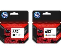 Set di cartucce d'inchiostro HP 652 NERO F6V25AE + COLORE F6V24AE