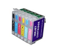 Set di cartucce d'inchiostro ricaricabili compatibili con chip di ripristino automatico per stampante serie 1400 PX700W PX800FW P50 PX830FWD 1430