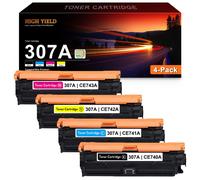Set di Cartucce Toner 307A CE740A CE741A CE742A CE743A Sostituzione per HP 307A