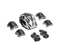 Set di caschi e imbottiture per bambini, attrezzatura protettiva per bambini, casco regolabile e kit di imbottiture per bambini, per baseball, hockey, skateboard, bici, sport all'aria aperta