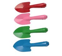 Set di Cassette a Mano in Metallo Resistente, 4 Pezzi Colorati Mini Pala Leggero con Design Punta Appuntita, per Piantare il Giardinaggio di Trapianto di Scavo, Vanga