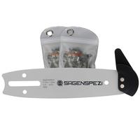 Set di Catene per Motosega da 11,5 cm con 2 Catene a Mezza Scalpello, 1/4'', 42 TG, 1,3 mm, adatto per Makita DUC122 DUC121 UC120D BUC121 BUC122