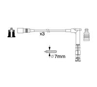 Set di cavi d'accensione BOSCH 0 986 356 316