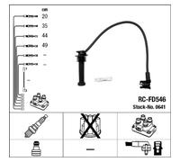 Set di cavi d'accensione NGK 0641