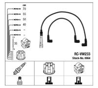 NGK Set di cavi d'accensione 0964 per VW Polo III (6N1) 1996-1999
