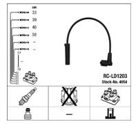 NGK Kit cavi accensione per LADA 4054