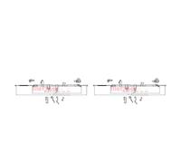 Set Di Cavi Del Freno Sinistro Destro Posteriore Per Toyota RAV 4 III _A3_