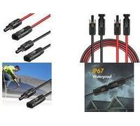Set di cavi di estensione solare LogiLink, MC4-MC4, 2,0 M MC4 Plug-MC4, 2 set per il pezzo di connessione-1 (PHC0101) NEW