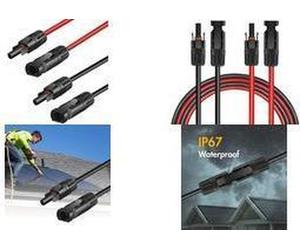 Set di cavi di estensione solare LogiLink, MC4-MC4, 2,0 M MC4 Plug-MC4, 2 set per il pezzo di connessione-1 (PHC0101) NEW
