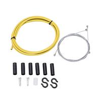 Set di cavi e alloggiamenti per freno bici Cavo freno stabile e resistente da 5 mm (Gialla)