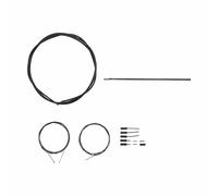 Set di cavi e copricambio rivestiti in polimero Shimano Noir