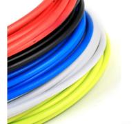 Set di cavi freno e cambio in acciaio con alloggiamento flessibile in polimero compatibile con mountain road e biciclette (B-Nero)