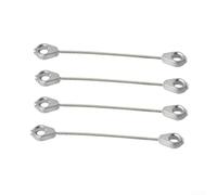 Set di cavi freno per sollevamento ponte per serie tra cui per 17 22 42 50 e riferimento incrociato per 746-0970 per 946-0970 (4 pezzi)