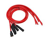 Set di cavi per candele, cavo di accensione resistente all'usura in silicone metallico ad alte prestazioni 8 mm anti invecchiamento 1 m per auto d'epoca a 4 cilindri