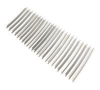 Set di Cavi per Chitarra in Cupronichel di da 24 Pezzi con Bellissimo Filo Cromato da 2,7 Mm ─ Adatto per la Riparazione della Chitarra