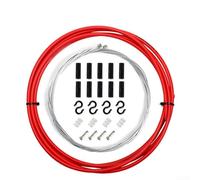 Set di cavi per leva del cambio della bici adatto per leve del cambio SRAM, con trave in acciaio legato resistente al calore e design multistrato per prestazioni di cambio costanti (rosso)