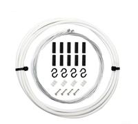 Set di cavi per leva del cambio della bicicletta progettato per cambio SRAM con rivestimento in PVC e tubo interno liscio per ridurre l'attrito e un cambio affidabile (bianco)