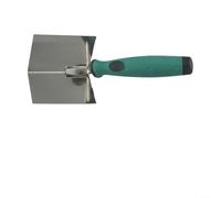 Set di cazzuole angolari per cartongesso in acciaio inossidabile per intonacatura interna ed esterna, utensile manuale per finitura a 90 gradi con comoda impugnatura in gomma per pareti lisce (interno