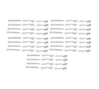 Set di cena delle bambole - stoviglie in miniatura in scala 1/12, materiale in lega realistica, gioco di ruolo e decorazioni per la casa delle bambole, ideale per bambini e (type 2)
