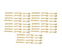Set di cena delle bambole - stoviglie in miniatura in scala 1/12, materiale in lega realistica, gioco di ruolo e decorazioni per la casa delle bambole, ideale per bambini e (type 1)