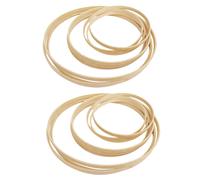 Set di Cerchi Floreali Nel Bambù Nel Legno Ghirlanda Anelli Un Cerchio Arti2049