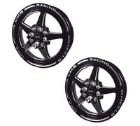 Set Di Cerchi VMS Racing Neri V Star Sottile 4X114.3 E 4X108 -13ET VWST053