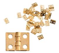 Set di cerniere e viti da manicomio da 50 pezzi, piccole cerniere per bambole casa 1/12 in miniatura in miniatura per la casa per bambole fai -da -te Craftsdollhouse e viti