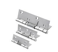 Set di cerniere per ante di mobili da cucina nascoste, 20 pezzi, cerniere a molla con chiusura automatica, in acciaio inox, con ritorno automatico, per mobili, per finestre interne(3inch)