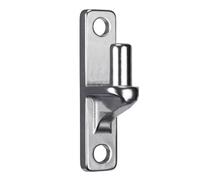 Set di cerniere per cancello da 1/2/4 per montaggio a parete, per porte esterne di recinzione, design robusto portatile con cerniere da 5/8 pollici, perno in metallo per cancelli