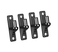 Set di cerniere per cancello da 1/2/4 per montaggio a parete, per porte esterne di recinzione, design robusto portatile con cerniere da 5/8 pollici, perno in metallo per cancelli