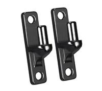 Set di cerniere per cancello da 1/2/4 per montaggio a parete, per porte esterne di recinzione, design robusto portatile con cerniere da 5/8 pollici, perno in metallo per cancelli
