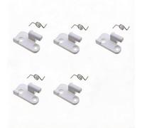 Set di cerniere per frigorifero, 27 mm, 30 mm, 48 mm, base in plastica | Distanziale cerniera porta frigorifero, sostituzione cerniera porta frigorifero, kit cerniera con molla per riparazione BCD