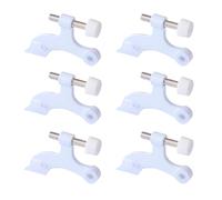Set di cerniere per porta in metallo bianco che migliora lo spessore, alla moda, finitura bianca, resistenti per una maggiore durata, resistenti alla ruggine