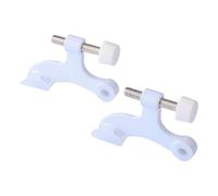Set di cerniere per porta in metallo bianco che migliora lo spessore, alla moda, finitura bianca, resistenti per una maggiore durata, resistenti alla ruggine