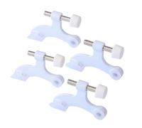 Set di cerniere per porta in metallo bianco che migliora lo spessore, alla moda, finitura bianca, resistenti per una maggiore durata, resistenti alla ruggine
