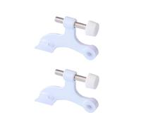 Set di cerniere per porta in metallo bianco che migliora lo spessore, alla moda, finitura bianca, resistenti per una maggiore durata, resistenti alla ruggine