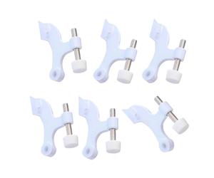 Set di cerniere per porta in metallo bianco per maggiore spessore, alla moda, finitura bianca, resistenti per una maggiore durata