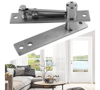 Set di cerniere per porta pivot in acciaio inossidabile, con apertura regolabile a 360 gradi, per porte in legno, accessori per porta rotante rimovibile per