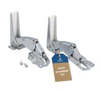 Set di cerniere per porta superiore come AEG 4055504197 per frigorifero