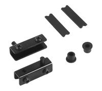 Set di cerniere per porte in vetro nascoste, finitura antiruggine, per costruttori e fai da te, armadio da ufficio