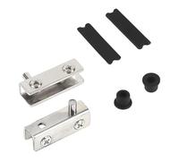 Set di cerniere per porte in vetro nascoste, finitura antiruggine per costruttori e fai da te, cerniere resistenti