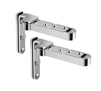 Set di cerniere per porte nascoste con apertura a 110 gradi, eleganti cerniere invisibili, resistenti, per interni a scomparsa