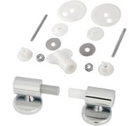 Set di Cerniere per Sedile WC Cerniera per Coperchio WC Raccordi Facili da Installare Riparazione Connettore A Goccia Lenta per Coperchi di Lavatrice Ribaltamento Telescopico/485