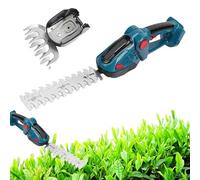 Set di cesoie per erba a batteria, compatibile con Makita 18 V, Bekasa 2 in 1 e tagliasiepi, pratici tagliasiepi, 2500 giri/min, senza fili, per cespugli, erba (senza batteria)
