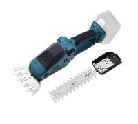 Set di cesoie per erba a batteria, compatibile con Makita 18 V, pratiche, tagliasiepi, tagliasiepi con coltello per erba e cesoie per arbusti, senza fili (senza batteria)
