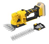 Set di cesoie per erba compatibile con batteria Dewalt da 20 V, mini tagliasiepi 2 in 1 con 2 lame, forbici elettriche per tagliare arbusti ed erba (senza batteria)