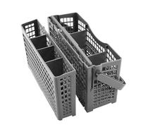 Set di cestelli for posate di ricambio compatibili con lavastoviglie, 2 pezzi